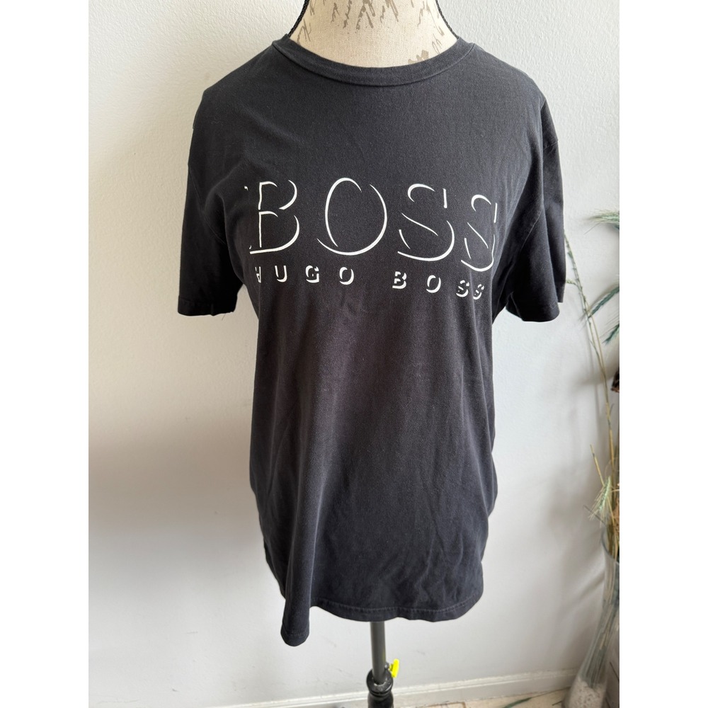 BOSS Hugo Boss Black Sun Protection SPF‎ 50+ Logo Graphic T-Shirt L